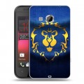 Дизайнерский пластиковый чехол для HTC Desire 200 World of warcraft