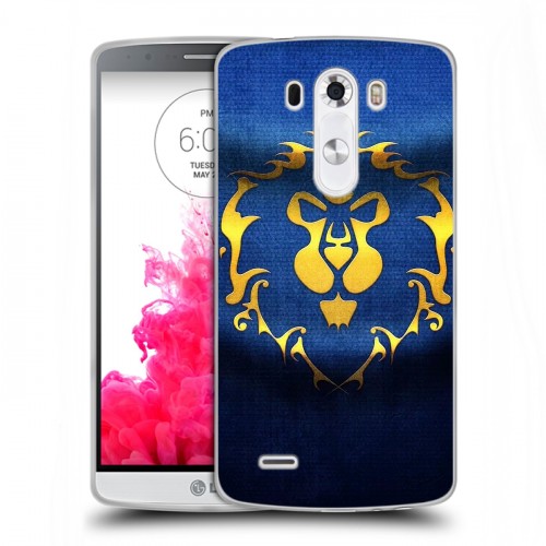 Дизайнерский силиконовый чехол для LG G3 (Dual-LTE) World of warcraft