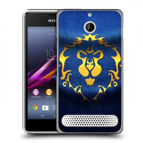 Дизайнерский силиконовый чехол для Sony Xperia E1 World of warcraft