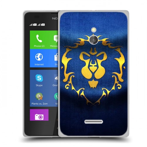 Дизайнерский силиконовый чехол для Nokia XL World of warcraft