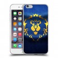 Дизайнерский силиконовый чехол для Iphone 6 Plus/6s Plus World of warcraft