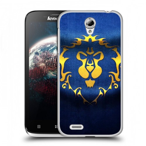 Дизайнерский пластиковый чехол для Lenovo A859 Ideaphone World of warcraft