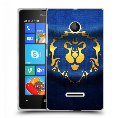 Дизайнерский пластиковый чехол для Microsoft Lumia 435 World of warcraft