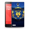 Дизайнерский силиконовый чехол для Xiaomi RedMi Note World of warcraft