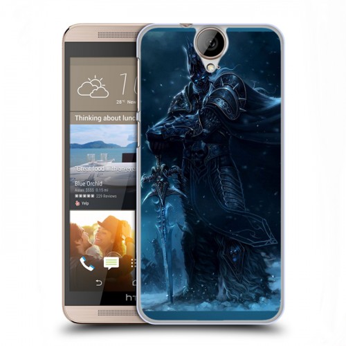 Дизайнерский пластиковый чехол для HTC One E9+ World of warcraft