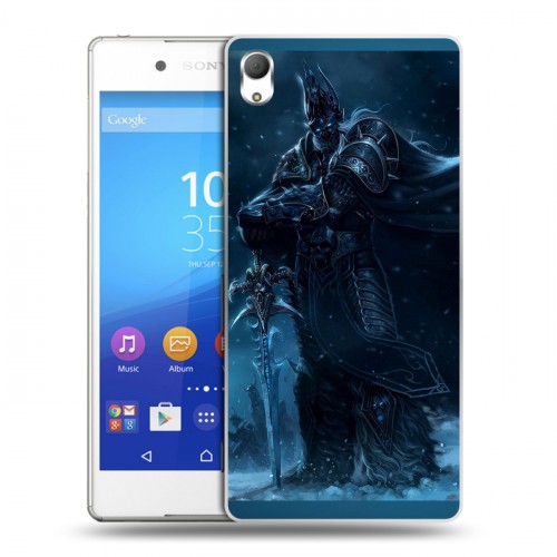 Дизайнерский пластиковый чехол для Sony Xperia Z3+ World of warcraft