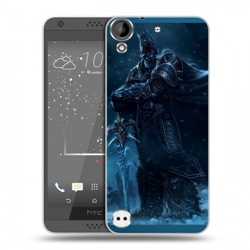 Дизайнерский пластиковый чехол для HTC Desire 530 World of warcraft