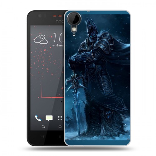 Дизайнерский пластиковый чехол для HTC Desire 825 World of warcraft