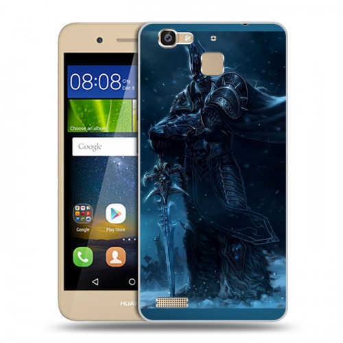 Дизайнерский пластиковый чехол для Huawei GR3 World of warcraft