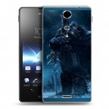 Дизайнерский пластиковый чехол для Sony Xperia TX World of warcraft