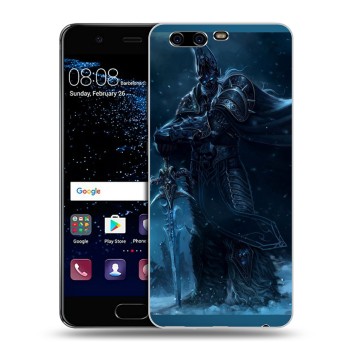 Дизайнерский силиконовый чехол для Huawei P10 Plus World of warcraft (на заказ)