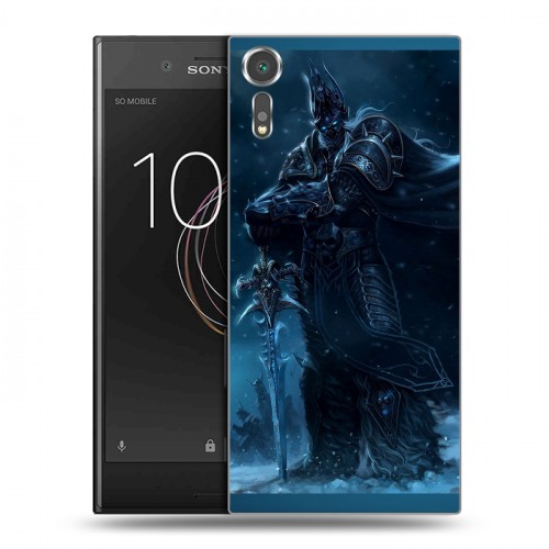 Дизайнерский пластиковый чехол для Sony Xperia XZs World of warcraft