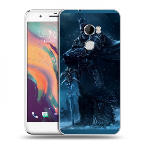 Дизайнерский пластиковый чехол для HTC One X10 World of warcraft