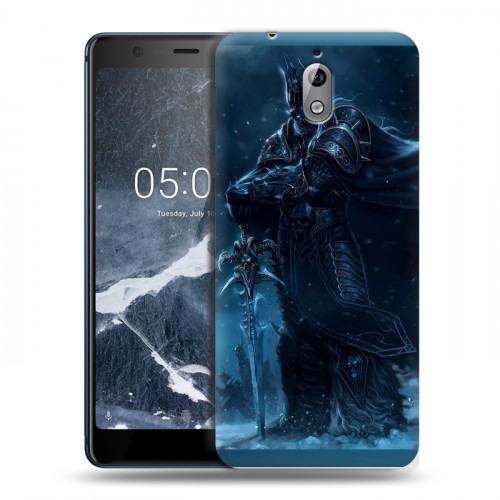 Дизайнерский пластиковый чехол для Nokia 3.1 World of warcraft