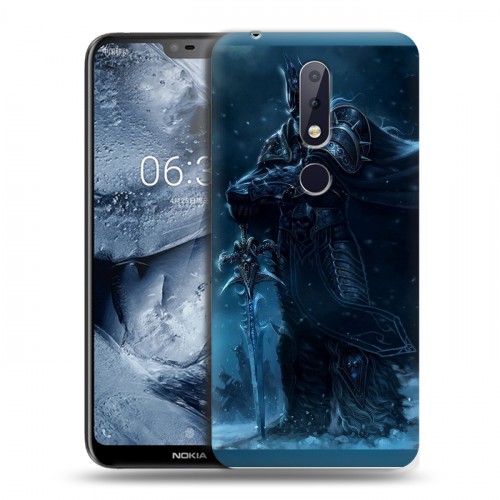 Дизайнерский силиконовый чехол для Nokia 6.1 Plus World of warcraft