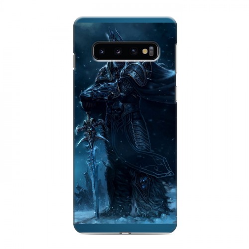 Дизайнерский силиконовый чехол для Samsung Galaxy S10 World of warcraft