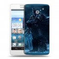 Дизайнерский пластиковый чехол для Huawei Ascend D2 World of warcraft