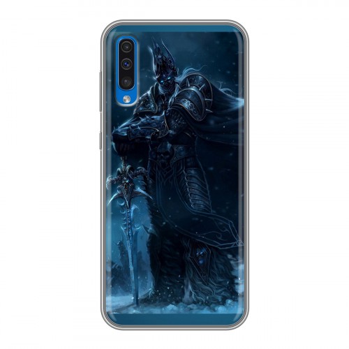 Дизайнерский силиконовый чехол для Samsung Galaxy A50 World of warcraft