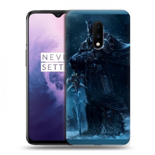 Дизайнерский пластиковый чехол для OnePlus 7 World of warcraft