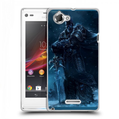 Дизайнерский пластиковый чехол для Sony Xperia L World of warcraft