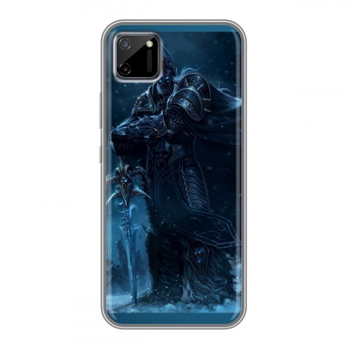 Дизайнерский силиконовый чехол для Realme C11 World of warcraft