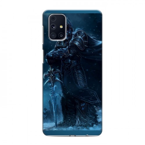 Дизайнерский пластиковый чехол для Samsung Galaxy M31s World of warcraft