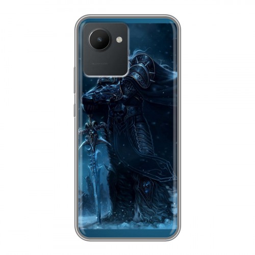 Дизайнерский силиконовый чехол для Realme C30 World of warcraft