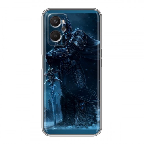 Дизайнерский силиконовый чехол для OPPO A96 World of warcraft