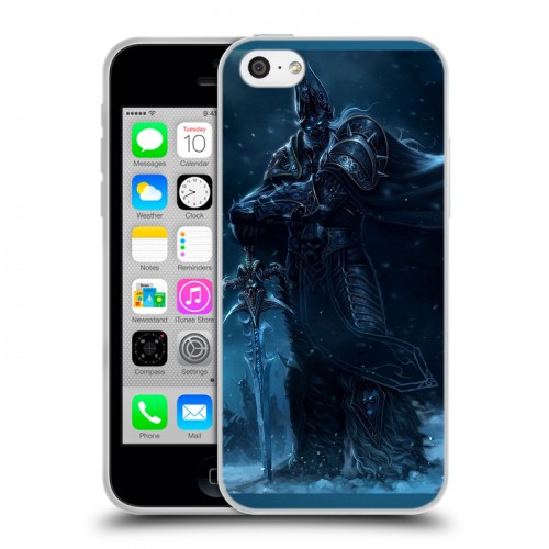 Дизайнерский пластиковый чехол для Iphone 5c World of warcraft