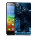 Дизайнерский пластиковый чехол для Lenovo A6000 World of warcraft