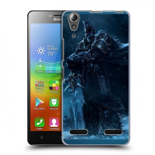 Дизайнерский пластиковый чехол для Lenovo A6000 World of warcraft