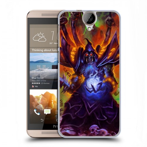 Дизайнерский пластиковый чехол для HTC One E9+ World of warcraft