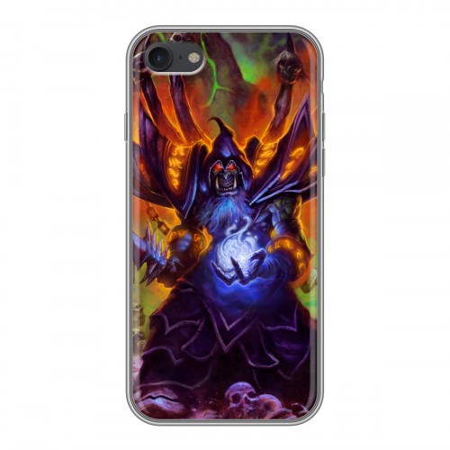 Дизайнерский силиконовый чехол для Iphone 7 World of warcraft