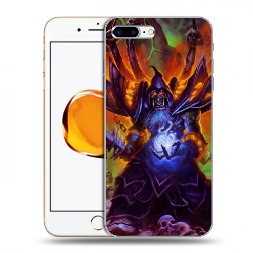 Дизайнерский пластиковый чехол для Iphone 7 Plus / 8 Plus World of warcraft