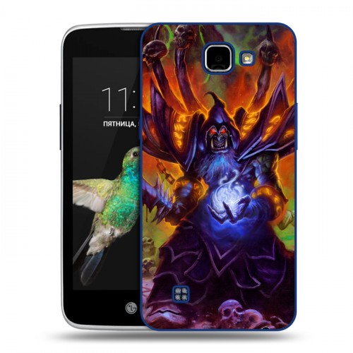 Дизайнерский пластиковый чехол для LG K4 World of warcraft