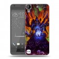 Дизайнерский пластиковый чехол для HTC Desire 530 World of warcraft