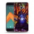 Дизайнерский пластиковый чехол для HTC 10 World of warcraft