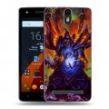 Дизайнерский силиконовый чехол для Wileyfox Storm World of warcraft