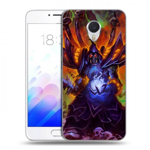 Дизайнерский пластиковый чехол для Meizu M3E World of warcraft