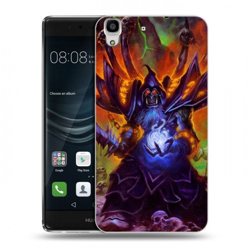 Дизайнерский пластиковый чехол для Huawei Y6II World of warcraft