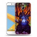 Дизайнерский пластиковый чехол для HTC 10 evo World of warcraft