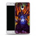 Дизайнерский силиконовый чехол для Meizu M5s World of warcraft