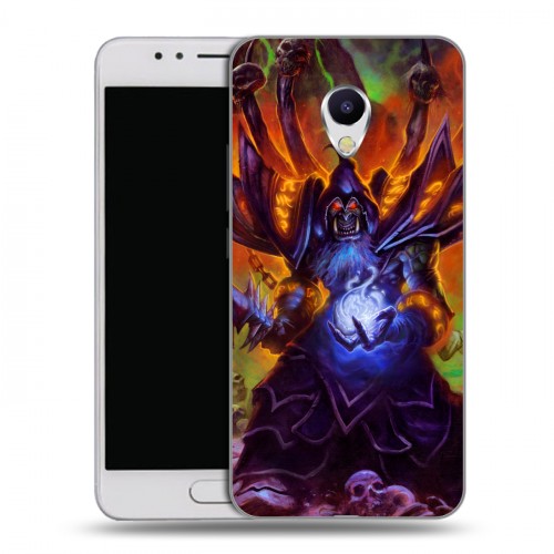 Дизайнерский силиконовый чехол для Meizu M5s World of warcraft