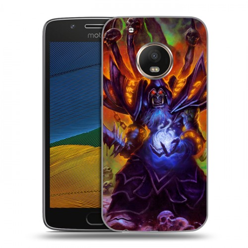 Дизайнерский силиконовый чехол для Lenovo Moto G5 World of warcraft