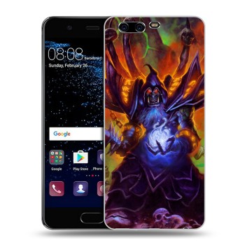 Дизайнерский силиконовый чехол для Huawei P10 Plus World of warcraft (на заказ)