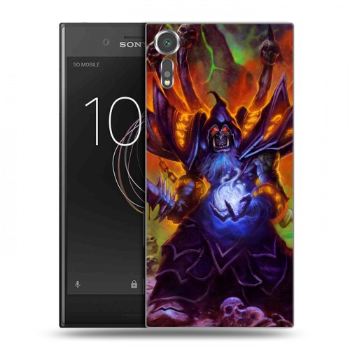 Дизайнерский пластиковый чехол для Sony Xperia XZs World of warcraft