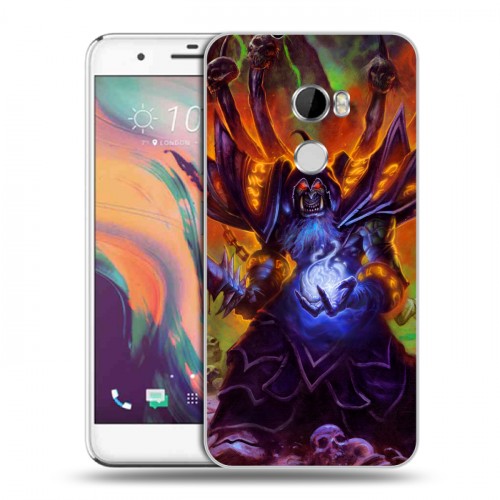 Дизайнерский пластиковый чехол для HTC One X10 World of warcraft