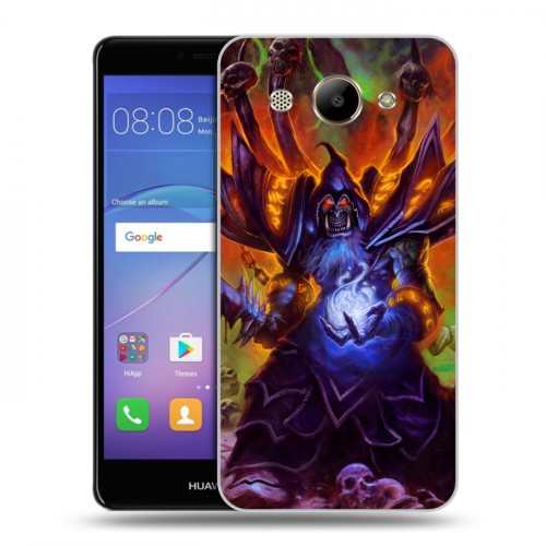 Дизайнерский пластиковый чехол для Huawei Y3 (2017) World of warcraft