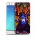 Дизайнерский силиконовый чехол для OPPO F3 World of warcraft