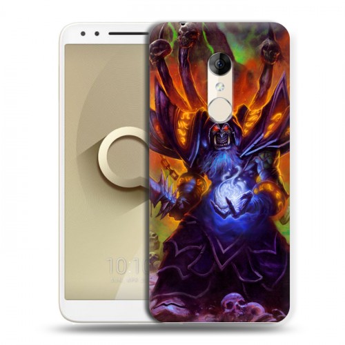 Дизайнерский пластиковый чехол для Alcatel 3 World of warcraft